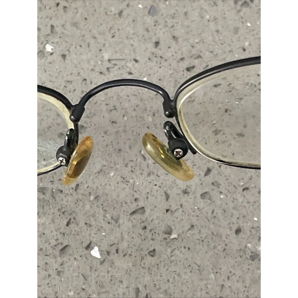 Nike with Flexon 4603 001 Eyeglass Frames ONLY 45-20-135 Black metal full rim